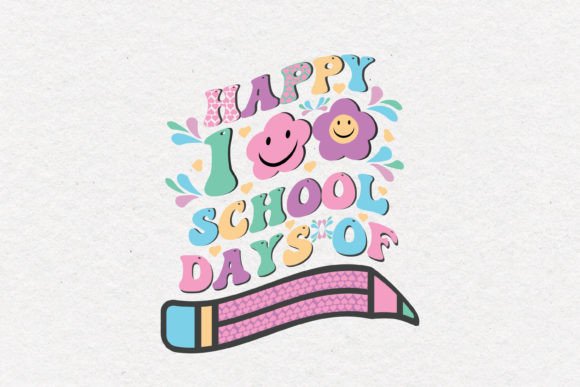 100 Days School Graphics for Crafts