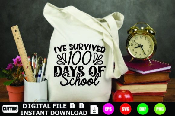 I've Survived 100 Days Graphics for Crafts