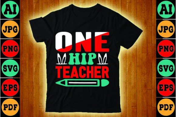 One Hip Teacher Easter SVG: Graphics for Crafts