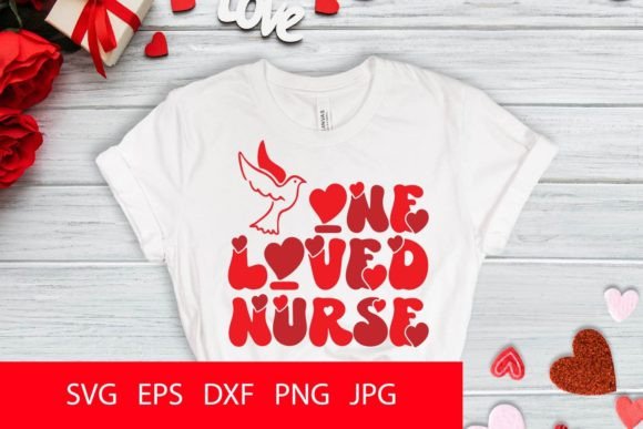 One Loved Nurse PNG SVG: Graphics for Crafts