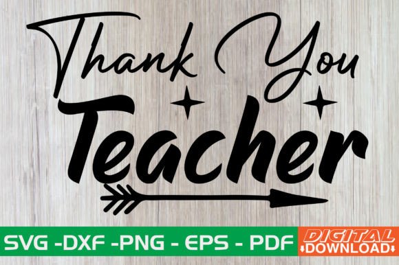 Retro Teacher Graphics for Crafts & Branding