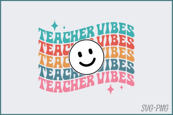 Retro Teacher Vibes: Graphics for Crafts