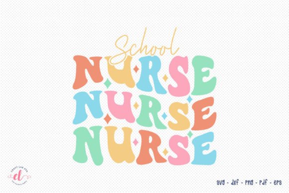 School Nurse SVG: Retro Graphics for Crafts