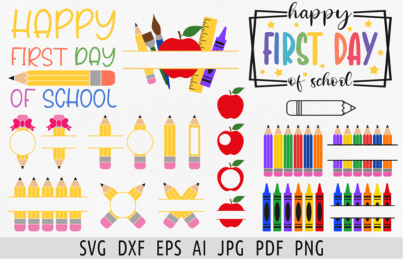 School Supplies Svg: Crafts & Graphics Review