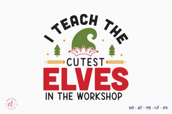 Teacher Christmas SVG Design: Crafts & Graphics