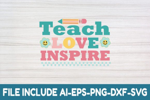 Teacher Retro SVG: Graphics for Crafts